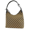 Secondhand Gucci Ring Handle Zip Hobo GG