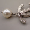Secondhand Chanel CC Drop Brooch Metal and Faux Pearls