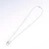 Tiffany & Co. Elsa Peretti Double Loop Pendant Necklace Silver 925