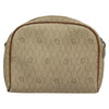 Christian Dior Vintage Honeycomb Shoulder Bag Canvas and Leather