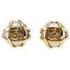Chanel Vintage CC Earrings Metal