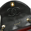 Chanel Vintage Round CC Chain Crossbody Bag Quilted Lambskin
