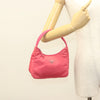 Secondhand Prada Hobo Tessuto Pink Nylon Accessories