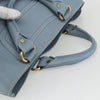Secondhand Celine Boogie Satchel Blue Leather Bags