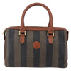 Secondhand Fendi Vintage Pequin Convertible Boston Bag