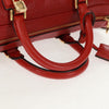 Secondhand Loewe Anagram handbag Red Leather Bags