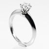 Tiffany & Co. Tiffany Setting Solitaire Ring Platinum with RBC Diamond I/VS1