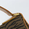 Fendi Vintage Tiger Print Shoulder Bag Canvas