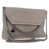 Stella McCartney Falabella Fold Over Flap Crossbody Bag Shaggy Deer