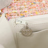 Chanel Vintage CC Chain Top Handle Bag Quilted Tweed