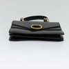 Secondhand Celine Gancini Handbag Black Leather Bags