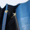 Secondhand Versace Vintage Handbag Blue Leather Bags