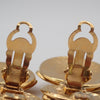 Secondhand Chanel Vintage CC Round Drop Clip-On Earrings