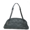 Chanel Just Mademoiselle Bag Quilted Iridescent Leather