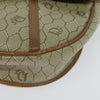 Christian Dior Vintage Honeycomb Flap Crossbody Bag Canvas and Leather