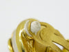 Secondhand Chanel Vintage Round CC Clip-On Earrings Metal with Faux