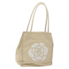 Secondhand Chanel Camellia Tote Beige Leather Bags