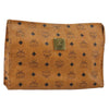Secondhand MCM Visetos pouch Brown Canvas Accessories