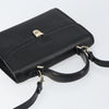 Secondhand Burberry Vintage Handbag Black Leather Bags