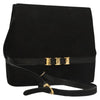Salvatore Ferragamo Vala Shoulder Bag Suede
