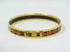 Secondhand Hermes Enamel Bracelet Metal and