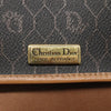 Christian Dior Vintage Honeycomb Flap Crossbody Bag Coated Canvas