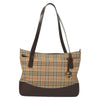Secondhand Burberry Nova Check Tote canvas check pattern