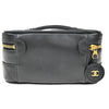 Secondhand Chanel Vanity pouch Black Leather Bags