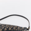 Christian Dior Vintage Saddle Bag Diorissimo Canvas