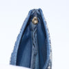 Christian Dior Vintage Saddle Zip Coin Purse Diorissimo Canvas