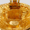 Secondhand Chanel Vintage Round CC Clip-On Earrings