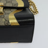 Gucci Padlock Shoulder Bag GG Coated Canvas and Leather