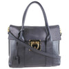 Salvatore Ferragamo Gancini Lock Flap Tote Leather