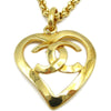 Secondhand Chanel CC Heart Pendant Necklace