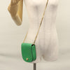 Secondhand Celine Shoulder Bag Green Leather Bags