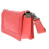 Chanel Boy Flap Bag with Strap Quilted Lambskin