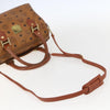 Secondhand MCM Visetos logogramme Handbag Canvas and