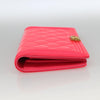 Secondhand Chanel Boy Yen Wallet Quilted Patent