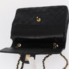 Chanel Vintage Square CC Flap Bag Quilted Lambskin
