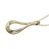 Tiffany & Co. Open Teardrop Pendant Necklace 18K Yellow Gold
