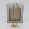 Secondhand Christian Dior CD Pendant Necklace Gold-plated