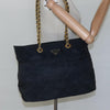 Secondhand Prada Chain Zip Tote Quilted Tessuto