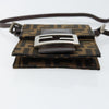 Fendi Vintage Flap Clutch Zucca canvas