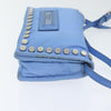 Secondhand Prada Etiquette Flap Bag Studded Tessuto