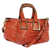 Secondhand Chloe Ethel Handbag Orange Leather Bags