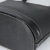 Secondhand Burberry Handle Tote Black Leather Accessories