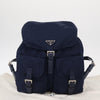 Secondhand Prada Vela Double Front Pocket Backpack Tessuto with Saffiano
