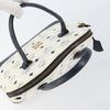 MCM Visetos Handbag Canvas and Leather