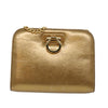 Salvatore Ferragamo Vintage Gancini Chain Shoulder Bag Leather