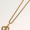 Secondhand Christian Dior CD Pendant Necklace Gold-plated